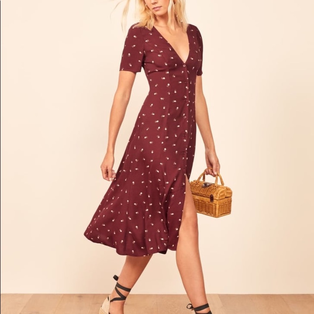 Reformation Locklin Dress Size 0